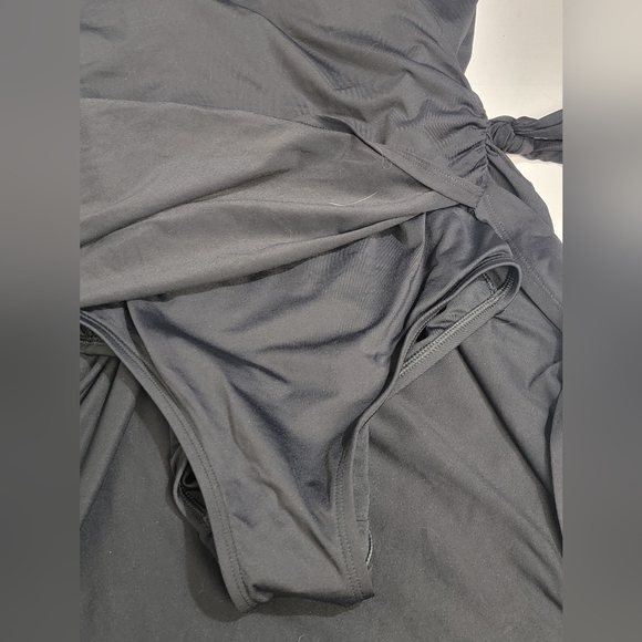 Women’s Chlorine Resistant Sweetheart Swim Dress One-piece Adjustable Straps - Picture 9 of 13